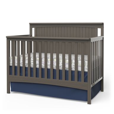image of Forever Eclectic Scout 4-in-1 Convertible Crib by Child Craft - Dapper Gray with sku:o6tcnnkcawttjckymeltgqstd8mu7mbs-chi-ovr