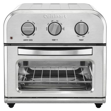 image of Cuisinart Stainless Steel Compact Air Fryer Toaster Oven with sku:toa26-abt