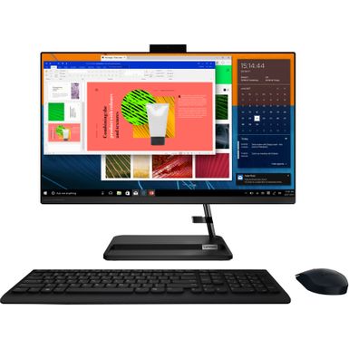 image of Lenovo - IdeaCentre AIO 3i 24" Touch-Screen All-In-One - Intel Core i3 - 8GB Memory - 256GB Solid State Drive - Black with sku:bb21901057-6481533-bestbuy-lenovo