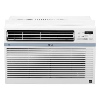 image of LG - 8,000 BTU Smart Window Air Conditioner - White with sku:bb21234995-5890356-bestbuy-lg