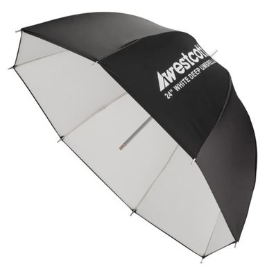 image of Westcott 24" Deep Umbrella with White Interior with sku:we5628-adorama