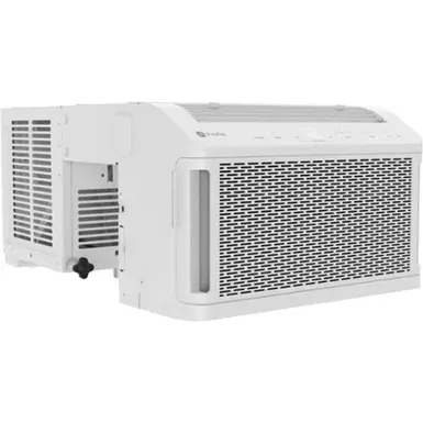 image of GE Profile - ClearView 350 sq. ft. 8,300 BTU Smart Ultra Quiet Window Air Conditioner with Wifi and Remote - White with sku:bb21965812-bestbuy