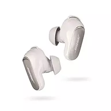 Bose - QuietComfort Ultra True Wireless Noise Cancelling In-Ear Earbuds - White Smoke