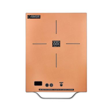image of Equator 11inch Portable, Single-Burner Induction Cooktop - with Handle - Orange with sku:rzbdvaqi_xpblajoapdgnastd8mu7mbs-overstock