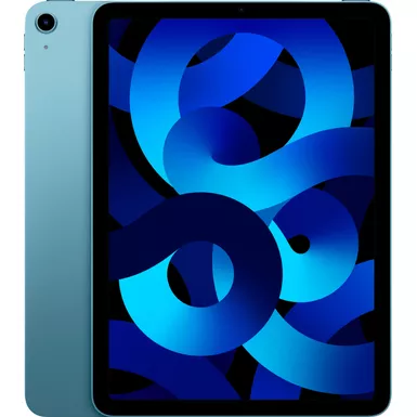 image of Apple 10.9-Inch iPad Air Latest Model (5th Generation) with Wi-Fi 64GB Blue with sku:bb20206970-bestbuy
