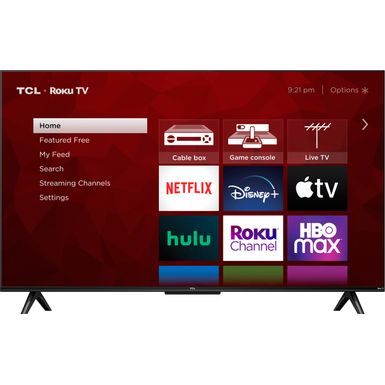 image of TCL 43in. Class 4-Series 4K UHD HDR LED Smart ROKU TV with sku:43s455-electronicexpress