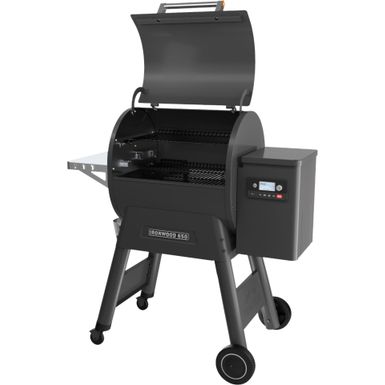 Left Zoom. Traeger Grills - Ironwood 650 Pellet Grill and Smoker with WiFire - Black