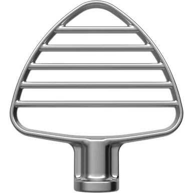 image of KitchenAid Stainless Steel Pastry Beater for KitchenAid Tilt Head Stand Mixers with sku:ksmpb5ss-almo