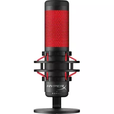 HyperX - QuadCast Wired Multi-Pattern USB Electret Condenser Microphone