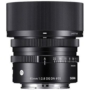 image of Sigma - Contemporary 45mm f/2.8 DG DN Lens for Sony E-Mount - Black with sku:bb21460679-6394603-bestbuy-sigma