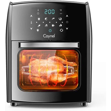 image of Caynel 12.7 Quart Digital Air Fryer, Black - Black with sku:kbjypegnim6smx5s0aanfastd8mu7mbs-cay-ovr
