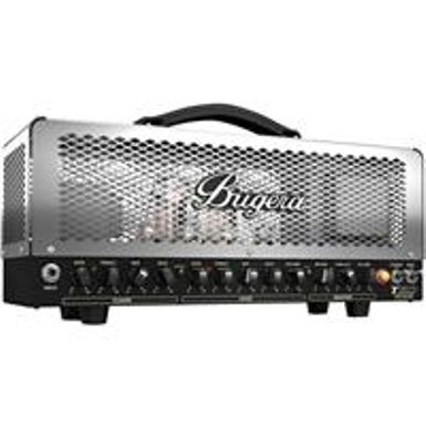 image of Bugera T50 Infinium 50W Cage-Style 2-Channel Tube Amplifier Head with Infinium Tube Life Multiplier, Multi-Class A/AB Operation and Reverb with sku:but50infnium-adorama