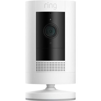 image of Ring - Stick Up Indoor/Outdoor 1080p Wire-Free Security Camera - White with sku:stickupcam33-electronicexpress