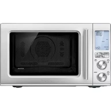image of Breville - the Combi Wave™ 3 in 1 1.1 Cu. Ft. Convection Microwave - Brushed Stainless Steel with sku:bmo870bss1buc1-abt