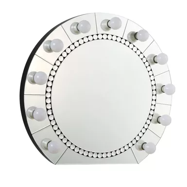 ACME Farai Accent Mirror, Mirrored & Faux Crystal Diamonds