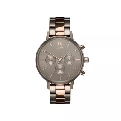 MVMT - Ladies Nova Orion Titanium & Rose Gold SS Chronograph Watch Titanium Dial