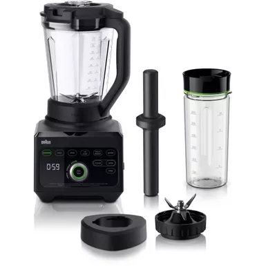 image of Braun - TriForce Power Blender with Smoothie2Go Bottle with sku:jb9041bk-almo