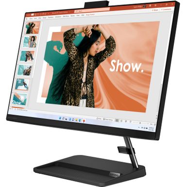 Left Zoom. Lenovo - IdeaCentre AIO 3i 24" Touch-Screen All-In-One - Intel Core i3 - 8GB Memory - 256GB Solid State Drive - Black