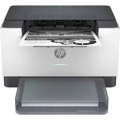 image of HP - LaserJet M209dw Wireless Black-and-White Laser Printer - White & Slate with sku:bb21713901-bestbuy