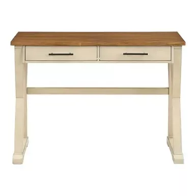 image of Jericho Rustic Writing Desk - Antique White with sku:bb22064761-bestbuy