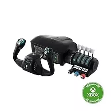 image of Turtle Beach - VelocityOne Flight Universal Control System for Flight Simulation on Xbox Series X ,  S, Xbox One and Windows PCs - Black with sku:bb21801140-bestbuy