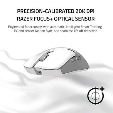 Razer Viper Ultimate Hyperspeed Lightest Wireless Gaming Mouse & RGB  Charging Dock: Fastest Switch - 20K DPI Optical Sensor - Chroma Lighting -  8