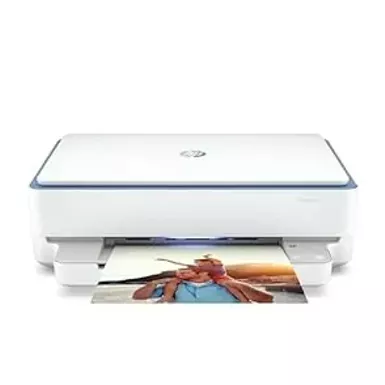 HP - ENVY 6065e Wireless All-in-One Inkjet Printer with 6 months of Instant Ink included with HP+ - White