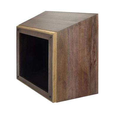 Alt View Zoom 16. Simpli Home - Abba Square Modern Mango Wood Coffee Table - Dark Brown