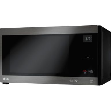 Left Zoom. LG - NeoChef 1.5 Cu. Ft. Countertop Microwave with Sensor Cooking and EasyClean - Black stainless steel