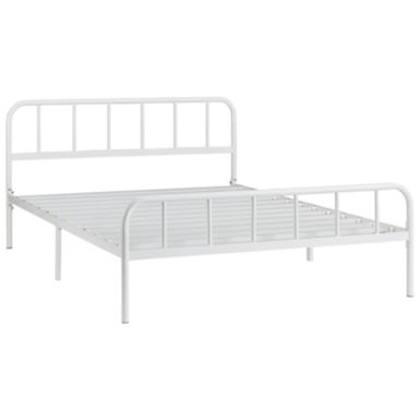 image of White Trentlore Full Platform Bed with sku:b076-272-ashley