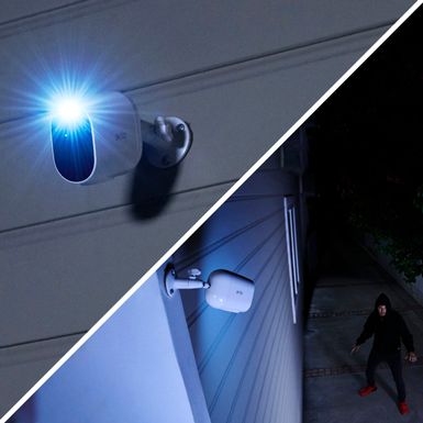 Alt View Zoom 12. Arlo - Essential Spotlight Camera – Indoor/Outdoor Wire-Free 1080p Security Camera - White