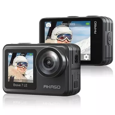 image of AKASO - Brave 7 LE SE 4K Waterproof Action Camera with Remote with sku:bb22040415-bestbuy