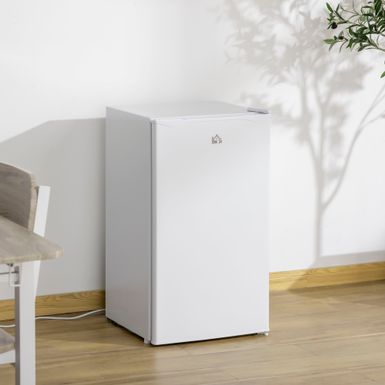 image of HOMCOM Mini Fridge with Freezer, 3.2 Cu.Ft Compact Refrigerator with Adjustable Shelf, Mechanical Thermostat and Reversible Door - White with sku:_pqprsm4fij_nx5khav8rwstd8mu7mbs-aos-ovr