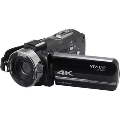 image of Vivitar 4K Digital camcorder - Black with sku:bb22268487-bestbuy