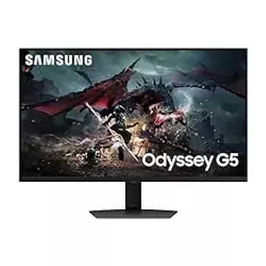 Samsung - Odyssey G50D 32" QHD IPS 180Hz 1ms AMD FreeSync Gaming Monitor with HDR 400 (DisplayPort, HDMI) - Black