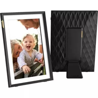 image of Nixplay - W10P Touch Classic 10.1-inch LCD Smart Digital Photo Frame - Black - Classic Matte with sku:bb21981406-6503888-bestbuy-nixplay