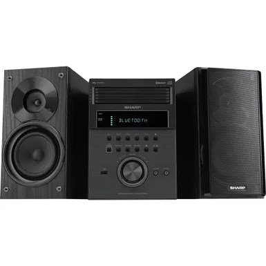 image of Sharp - 5-Disc Micro System - Black with sku:bb20970018-bestbuy
