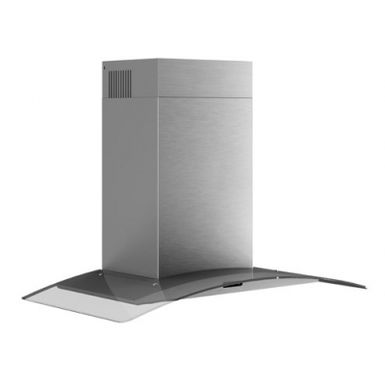 image of Broan Elite 30" Stainless Steel Curved Glass Chimney Range Hood with sku:ew4630ss-ew4630ss-abt