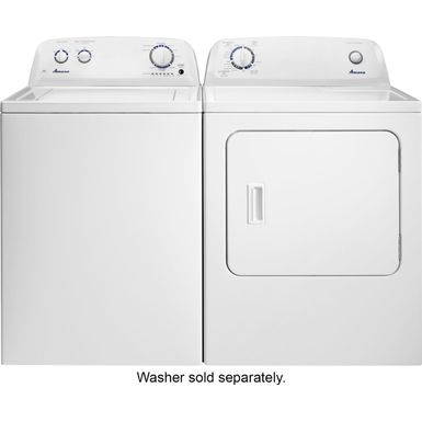 Alt View Zoom 13. Amana - 6.5 Cu. Ft. Electric Dryer with Automatic Dryness Control - White