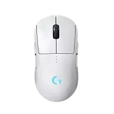 Logitech G PRO 2 Lightspeed Wireless Gaming Mouse, Right- or Left-Handed Mouse with up to 4 Customizable and Switchable Magnetic Side Buttons, 32k DPI Sensor, USB-C Charging, for PC/Mac - White