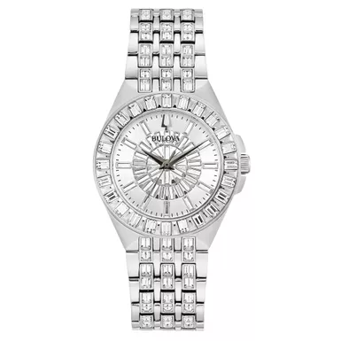 Bulova - Ladies Phantom Baguette Swarovski Crystal Watch