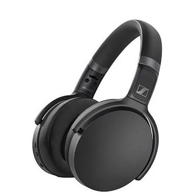 image of Sennheiser - HD 450BT Wireless Noise Cancelling Over-the-Ear Headphones - Black with sku:bb21494436-6405727-bestbuy-sennheiser
