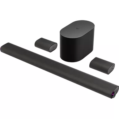 VIZIO - M-Series Elevate 5.1.2 Immersive Sound Bar with Dolby Atmos, DTS:X and Wireless Subwoofer - Black