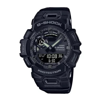 Casio - Men's G-Shock Analog-Digital Step Tracker with Bluetooth Mobile Link 49mm Watch - Black