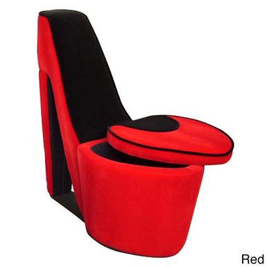 High heel storage discount chair