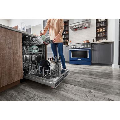Alt View Zoom 23. KitchenAid - 24" Top Control Built-In Dishwasher with Stainless Steel Tub, FreeFlex, 3rd Rack, 44dBA - Stainless steel