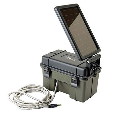 12-Volt Battery Box with 2-Watt Solar Panel