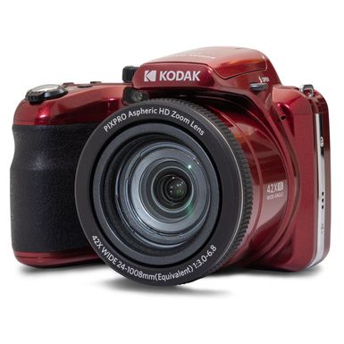 image of KODAK PIXPRO Astro Zoom AZ425 Digital Camera, Red with sku:ikkaz425rd-adorama