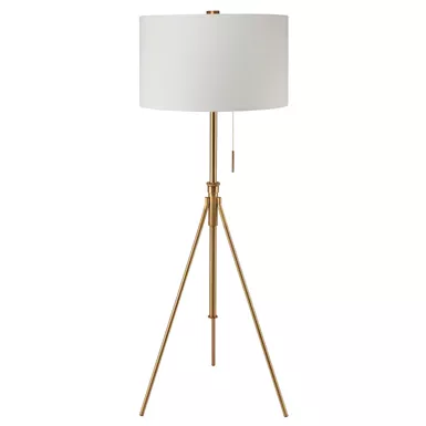 Contemporary Metal 20-inch Floor Lamp in Stained Gold