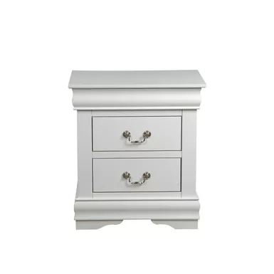 ACME Louis Philippe Nightstand, White